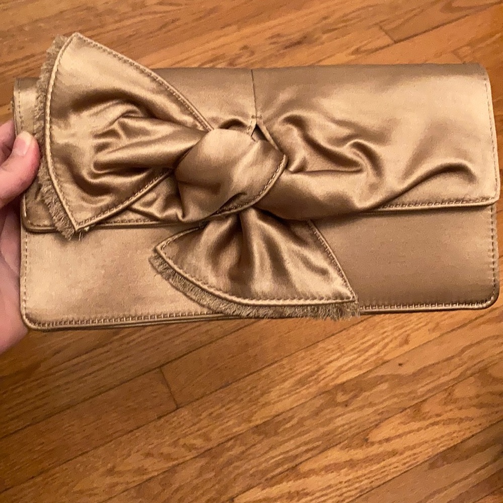BCBG Bow Clutch